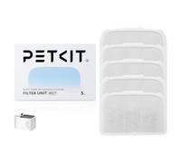 PETKIT Filtro para Fuente de Gatos, 5 Piezas, para la Fuente para Gatos Sin Cable EVERSWEET MAX, Carbón Activo, Filtración de Alta Eficacia