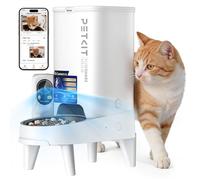PETKIT Nuevo Comedero Gato Automatico con Cámara, Reconocimiento de Varios Gatos, 2.4G & 5GHz WiFi, 3L Dispensador Comida Gatos/Perros, 1080P HD, Función AI, App Control, Cuenco de Acero Inoxidable