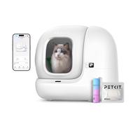 PETKIT Pura MAX 2 Arenero Gatos Autolimpiable, Inodoro para Gato, Arenero Autolimpiable para Gatos, Anti-Fugas, xSecure/Eliminar olores/APP/76L, para Varios Gato (Sin Purificador, con N50