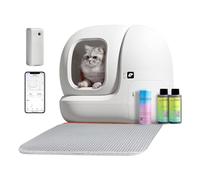 PETKIT Pura MAX Arenero Gatos Autolimpiable, Inodoro para Gato, Arenero Autolimpiable para Gatos, xSecure/Eliminación de Olores/Control de APP/76L de Capacidad Máxima, para Varios Gato
