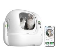 PETKIT PUROBOT MAX Pro 2 Arenero Gatos Autolimpiable, Entrada Mayor, Cámara AI, Arenero Autolimpiable para Gatos, 2,4 G y 5 G WiFi, Seguimiento Sanitario, Eliminación de Olores, 76L, para Varios Gato