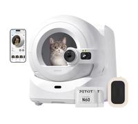 PETKIT PUROBOT Ultra Arenero Gatos Autolimpiable, Cámara AI, Embalaje Automático, Arenero Autolimpiable para Gatos, 2,4 G y 5 G WiFi, App Control, Eliminación de Olores, 70L, para Varios Gatos