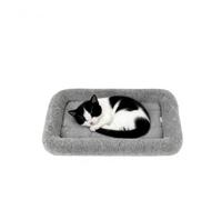 PETLESO Cama para mascotas, cama para perros, cojín para gatos, parte inferior antideslizante ultrasuave, cama de cajón para perros, adecuado para mascotas pequeñas y medianas (gris) 28 cmx42 cm