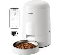 PETLIBRO Comedero automático para Gatos con aplicación, inalámbrico 2,4 G, alimentador Inteligente con WiFi, batería Recargable con 30 días de duración de la batería, con Cuenco de Acero Inoxidable