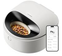 PETLIBRO Comedero Gato Automatico Comida Humeda, 2,4 GHz Wi-Fi Control de Aplicación, Refrigerado y con Refrigeración por Semiconductores, Frescas para 3 días, Dispensador Comida Humeda (Blanco)