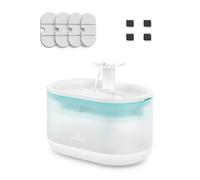 PETLIBRO Fuente de Agua para Mascotas, diseño de Nivel de Agua Visible, dispensador de Agua silencioso de 2.1 L con Modos de Agua duales y 4 filtros de Repuesto para Gatos y Perros pequeños, Azul