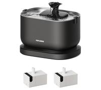 PETLIBRO Fuente para Gatos sin Cable con Sensor de Movimiento, Dockstream 2,5L Bebedero Gatos con Pilas 5000mAh, 23dB Ultra Silenciosa, Fácil de Limpiar, sin BPA, Dispensador Agua Gatos