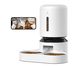 Petlibro Granero Comedero Doble con Cámara de Vigilancia 5L Blanco - PL-AF203-96W