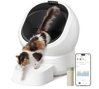 PETLIBRO Luma - Caja de Arena automática para Gatos, análisis de residuos con Inteligencia Artificial, Robot de Arena con Parte Superior Abierta, autolimpieza, Seguimiento de Uso en la aplicación