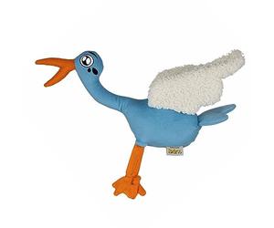 PetLove Hunt & Squeak, cigüeña, Juguete para Perros y Cachorros con chirriador Oculto y Papel Arrugado.