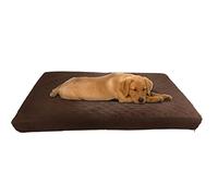 Petmaker Cama Impermeable de Espuma viscoelástica para Mascotas, Cama para Perros para Interiores y Exteriores, con Parte Inferior Antideslizante Resistente al Agua y Funda extraíble Lavable, 36 x 27