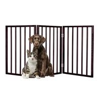 PETMAKER - Puerta de Caoba sin apoyos para Mascotas.