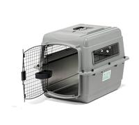 Petmate 00200 Transportin Sky Kennel 28, 71,12 cm de largo x 52,07 de ancho x 54,61 cm de alto, color gris
