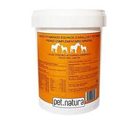 PETNATURA Calcio Vitaminado Equinos, Suplemento Alimenticio para Caballos, Yeguas, Potros y Ponis, 500 gr