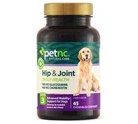 PetNC Natural Care Hip e Joint Salute Chewables avanzate per cani, 45 Conte