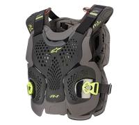 ALPINESTARS Protecciones A-1 Plus Black / Anthracite / Yellow Fluo XL/XXL