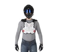 Alpinestars A-1 Protector de pecho 2016, negro-blanco, tamaño M L para Hombres