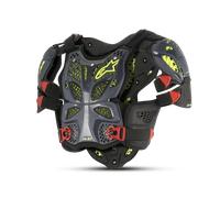 Alpinestars A-10 Full Chest, chaleco protector XS-S male Gris/Negro/Rojo