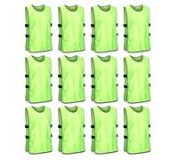 peto Chalecos De Entrenamiento Transpirables, 12 Piezas 47 x 70cm, Sports Petos Futbol y Baloncesto