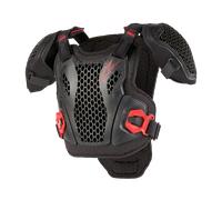Alpinestars Bionic Action Armadura de pecho juvenil, negro-rojo, tamaño S M