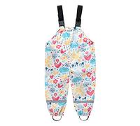 Peto de lluvia infantil para niños pequeños impermeable y elegante confeccionado en mezcla poliéster ideal uso diario sesión fotos o regalo mantiene abrigado tu bebé durante días (White, 2-3 Years)