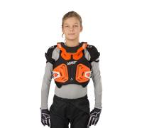 Leatt Fusion 2.0 S18, niños de chaleco protector L/XL male Negro/Naranja