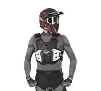 Leatt 4.5 Protector de pecho, negro, tamaño S M L XL para Hombres