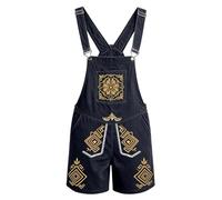 Peto para hombre, Oktoberfest, traje para hombre, estampado, A2-azul oscuro., XS