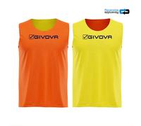 Givova, camiseta double, noranja/amarillo, S
