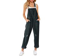Peto Vaquero Mono De Trabajo Mujer Overol Ropa Vestidos Pantalones Anchos Monos Vaqueros Elegante Negro Talla Grande Jumpsuit Tallas Grandes Clásico Baggy Hippie 2Xl Fiesta Pantalon Vestir Niña