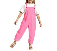Peto vaquero niña largo color candy para primavera verano de 3 a 14 años mono de tirantes escolar peto vaquero peto vaquero niña