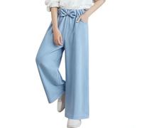 Peto Vaquero niña,versátil de Verano para niños y Mujeres, Pantalones con Corte de Hielo. Mallas 8 Años (Blue, 10-11 Years)