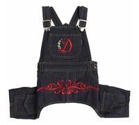 Peto vaquero para perros "D azul oscuro" DoggyDolly, 70% Dto.