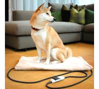 Petoont Almohadillas térmicas para mascotas para gatos y perros, 12 temperaturas ajustables con temporizador de 1 a 12 horas. Nuestra alfombrilla térmica para mascotas viene con 2 fundas lavables.