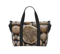 Petoskey and Stone - Bolsas de viaje versátiles para artículos personales para mujer, espaciosas bolsas de lona para viajes, bolsas de gimnasio para hombres, Negro -, Talla única