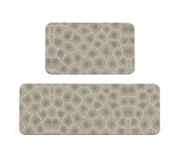 Petoskey Stone - Juego de 2 tapetes antideslizantes para cocina, hogar, oficina, lavandería