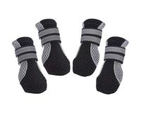 PetPhindU Calcetines Perro Protector De Los Zapatos De La Pata De La Atención De La Pata, Zapatos Transpirables De Malla Botas Suave Único Duraderos Botines Botas para Pequeños Perros Medianos