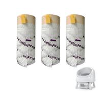 PetPivot 60 bolsas con asas para caja de arena autolimpiante, bolsas duraderas con cordón para arena de gato para PetPivot Caja de arena automática para gatos (3 rollos)