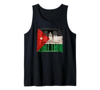 Petra - Bandera de Jordania Camiseta sin Mangas