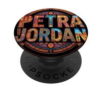 Petra City Name Travel Souvenir - Regalo turístico PopSockets PopGrip Adhesivo