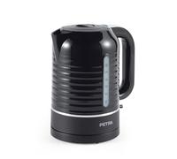 Petra Hervidora de agua eléctrica - hervido rápido, ventana e indicadores del nivel de agua, 3000 W, 1,7 litros, filtro antical, base giratoria, sensor de hervido en seco, controlador Strix