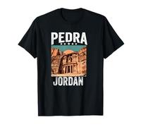 Petra Jordanian Souvenir Mujeres Hombres Siete Maravillas del Mundo Camiseta