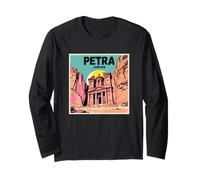 Petra Jordanian Souvenir Mujeres Hombres Siete Maravillas del Mundo Manga Larga