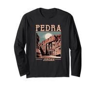 Petra Jordanian Souvenir Mujeres Hombres Siete Maravillas del Mundo Manga Larga