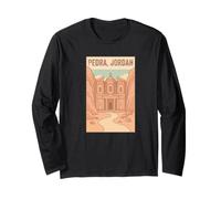 Petra Jordanian Souvenir Mujeres Hombres Siete Maravillas del Mundo Manga Larga