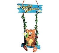 'Petra' s Manualidades (News a de ba32kz 34hw Juego de Manualidades, Schlenker de Gato sobre Columpio Bienvenidos