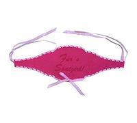 'Petra' s Manualidades (News a de fbf32 F3532 Botella de Banda, para 's Spat zerl, Pinkes Fieltro Banda con rosafarbenem Cuadros Banda gefädelt