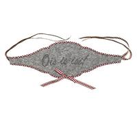 'Petra' s Manualidades (News a de fbf41 F8729 Botella de Banda, OIS IS ISI, graumeliertes Fieltro Banda con bordeauxfarbenem Cuadros Banda gefädelt