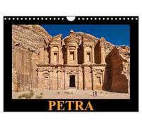 PETRA (Wandkalender 2026 DIN A4 quer), CALVENDO Monatskalender: Fotos der faszinierenden antiken, nabatäischen Felsenstadt Petra in der jordanischen Wüste, UNESCO-Weltkulturerbe