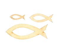 Petra's Bastel News Decoración para esparcir, Madera, 3cm, 4,5cm, 8cm